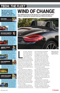 911&Porsche World magazine article on Made.In.Garforth wind deflectors, page 1
