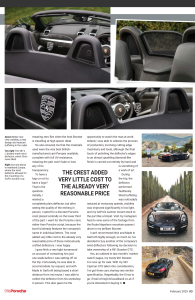 911&Porsche World magazine article on Made.In.Garforth wind deflectors, page 2