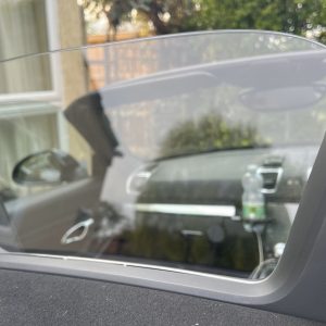 High-Top Wind Deflector for Porsche 718/981/982 - CLEAR - Plain / Blank